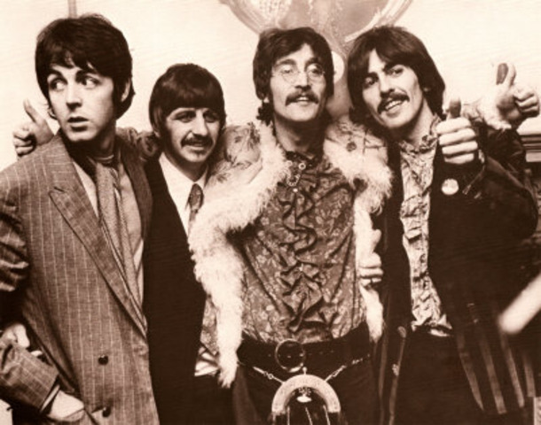 The Beatles began their worldwide fandom