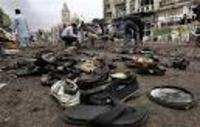 Suicide bomber in Karachi