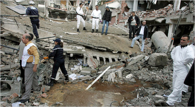 Algeria: more than 60 people are killed, including 11 United Nations staff members, when Al Qaeda terrorists detonate two car bombs near Algeria's Constitutional Council and the United Nations offices.