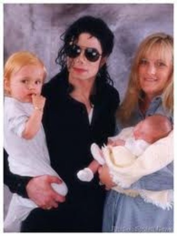 Michael Jackson's first 2 children.
