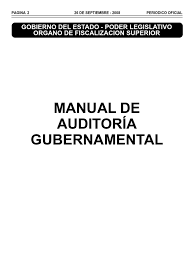 Manual de Auditoría Gubernamental