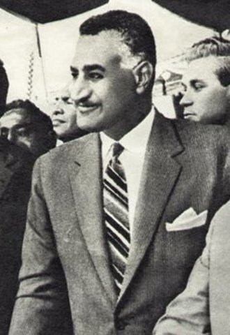 verkiezing Gamal Abdel Nasser in Egypte
