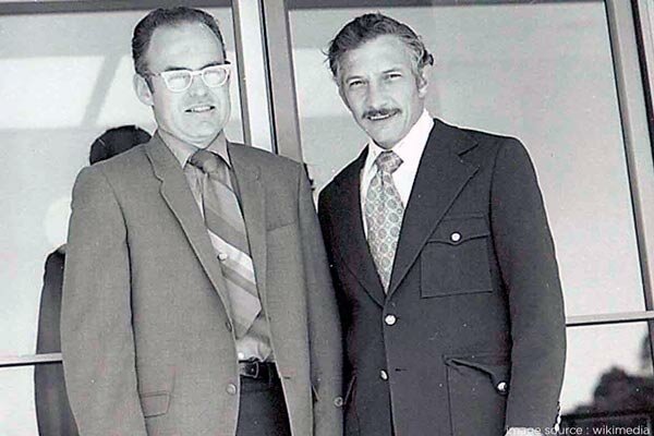 Bob Noyce y Gordon Moore