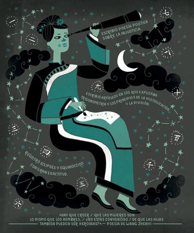 La Unión Astronómica Internacional le dio el nombre de Wang Zhenyi a un cráter de Venus.