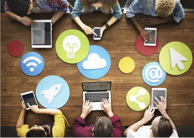 Diversas redes sociales