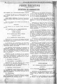 Se expide la Ley Orgánica de la Administración Pública Federal