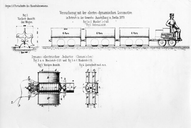 First electric railway