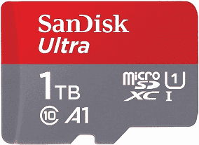 Lexar's SD card which can store 1 terabyte.