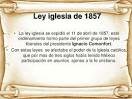 1857 LEY DE IGLESIAS
