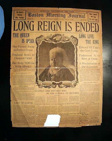 Queen Victoria Dies