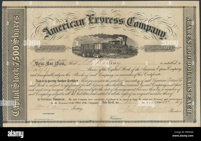 Henry Well and William Fargo " American Express "