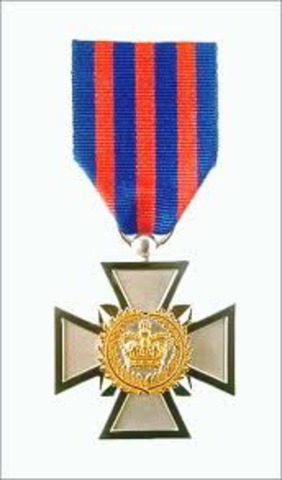 Awarded for bravery