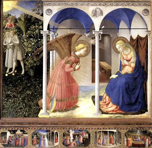 fray angelico;la anuciación