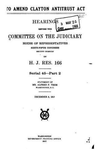 Clayton Antitrust Act