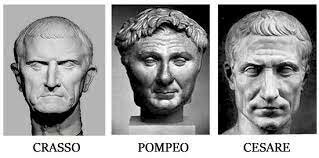 Primo triumvirato (Cesare, Pompeo e Crasso): 60 a.C.