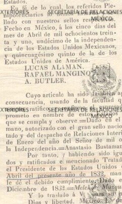 Primer Tratado de Amistad, Navegación y Comercio con Estados Unidos