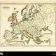 Mapa de europa el grabado del siglo xix ee0f71