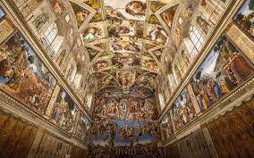 miguel angel comienza el tecno de la capilla sixtina