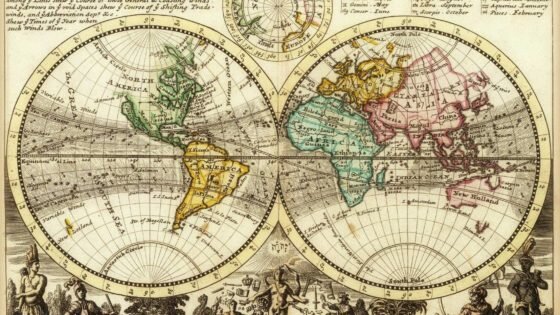 Mercator publica el primer plano completo del mundo