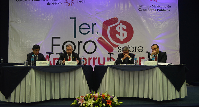 1.er Foro sobre anticorrupción.