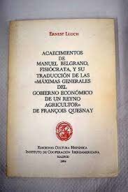 Publicació de les Màximes generals, de F.Quesnay.