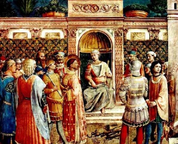 Martirio de San Justino y de sus compañeros