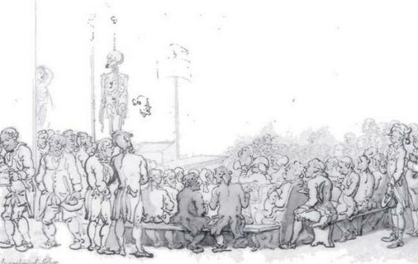 Medical students learning