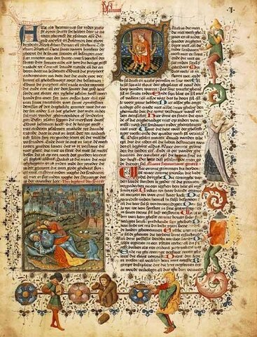 Monjes Amanuenses - Edad Media