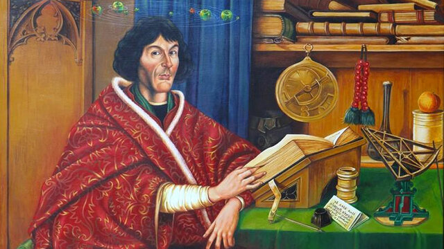 El sol como centro del universo.