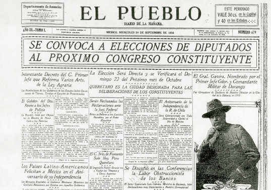 Jornada de elecciones para diputados constituyentes.