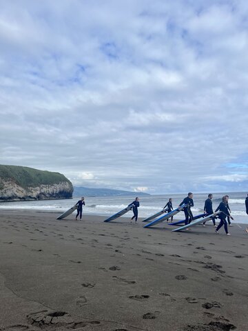 First Surfing Lesson!