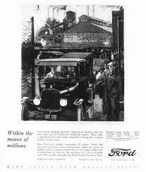 Advertisement for Model T