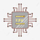 Pngtree cartoon hand drawn cpu chip processor png image 2624992