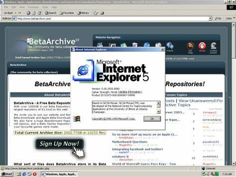 Internet Explorer 5.5