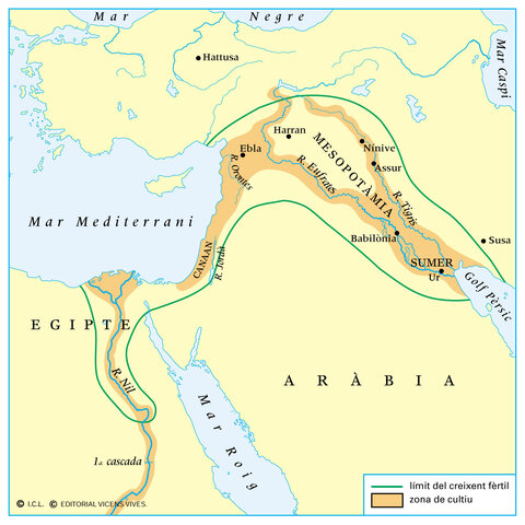 Marc geogràfic de les primeres civilitzacions