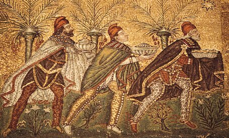 Mosaic amb els reis d'orient