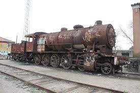First steam locomotive in the Iberian Peninsula.