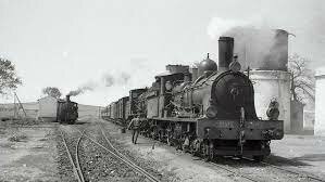First steam locomotive in the Iberian Peninsula