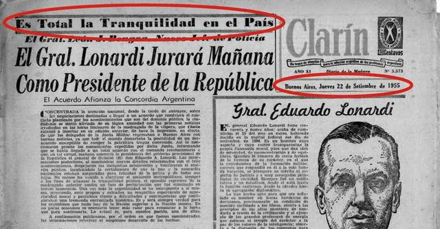 1955- Golpe de Estado. Se cierra la UON.