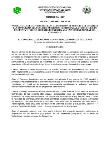 desarrollo del proyecto de la Seccional