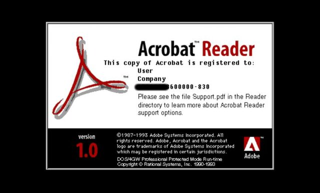 Adobe lanzó la tecnología PDF basada en PostScript.