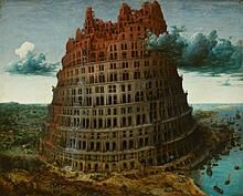 pintura la torre de babel