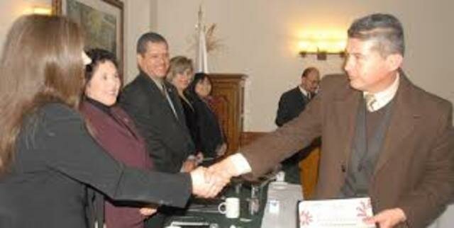 Entrega de constancias.