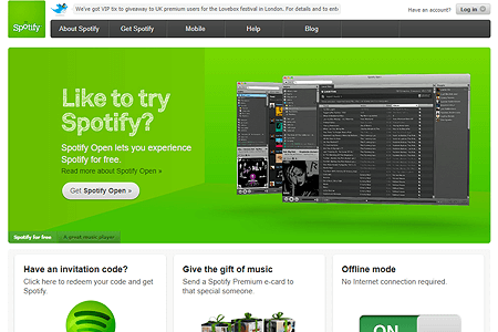 Spotify Receives its first Million Users
