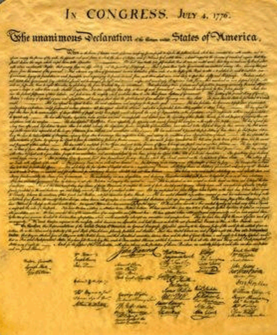 The Declaration of Independence