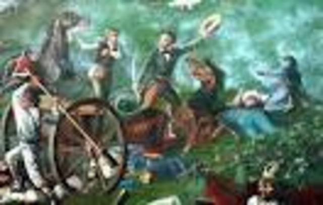 START OF THE SIEGE OF ALAMO