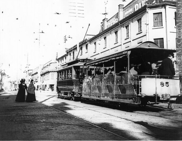 Premier tramway électrique