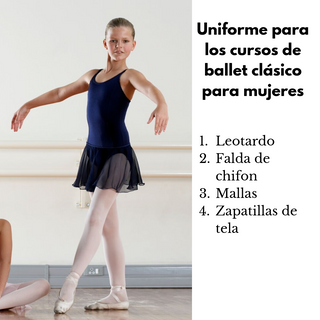 Que clase de vestimenta usan las bailarinas?