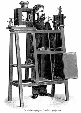 Lumiere Brothers projector 1895