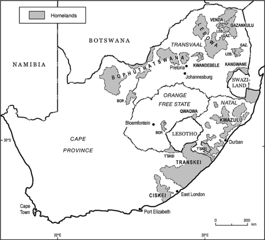Création des Homelands